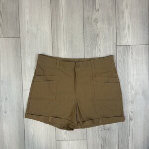 Eddie Bauer Women’s Tawny Cargo Shorts With Double Front Pockets Size 14